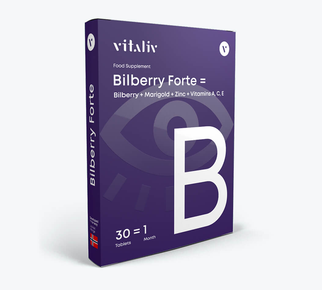 Bilberry Forte – produktbillede
