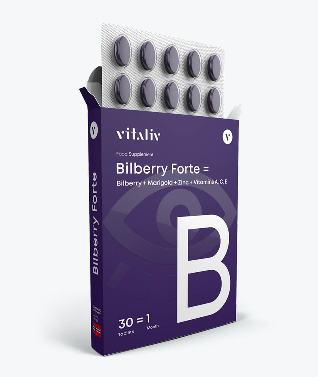Bilberry Forte – produktbilde