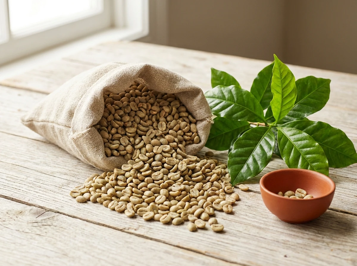 grønn kaffe – Ingrediens i Coffee Forte